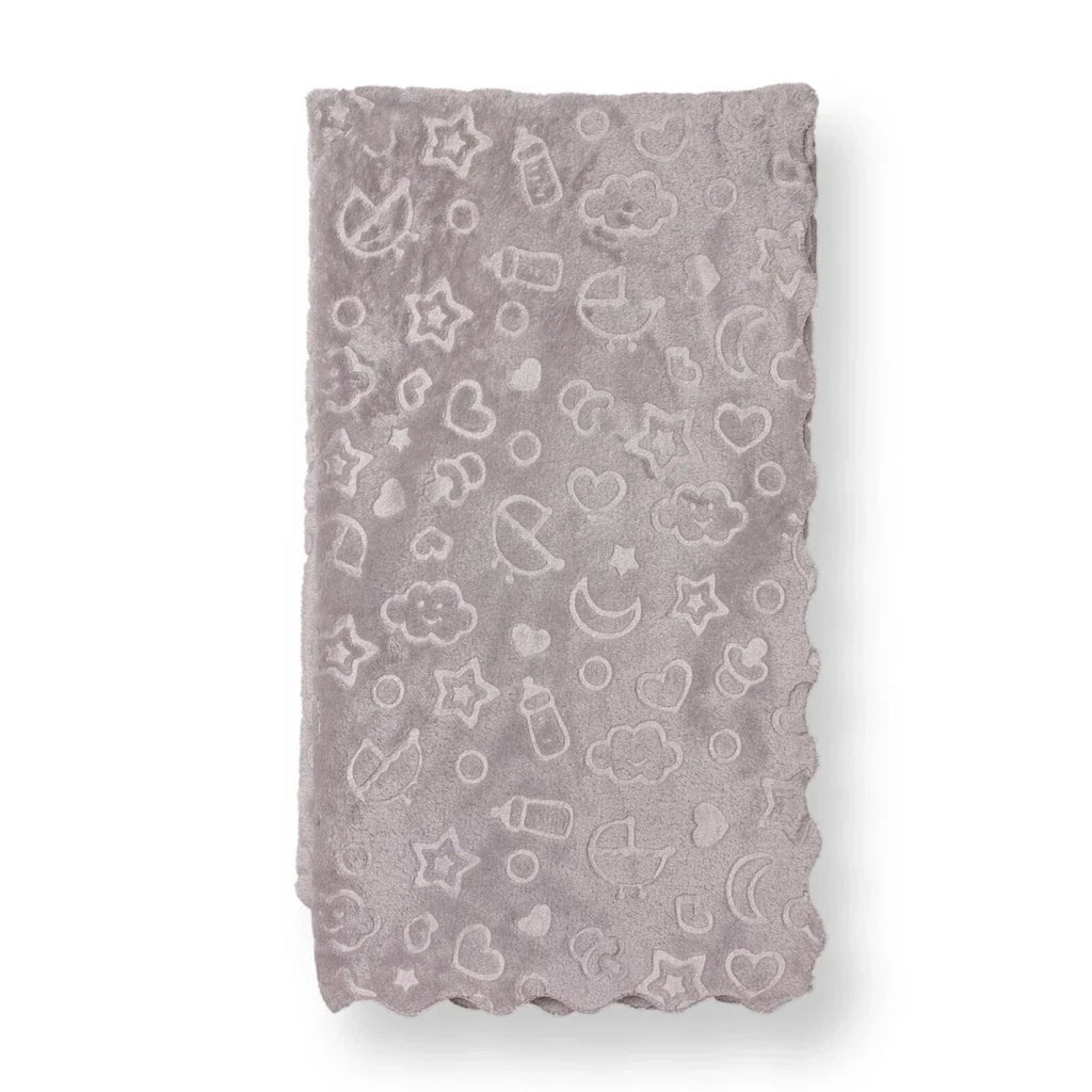 Little Dreams Sky Print Wellsoft Fleece Baby Blanket (90 x 110 cm)