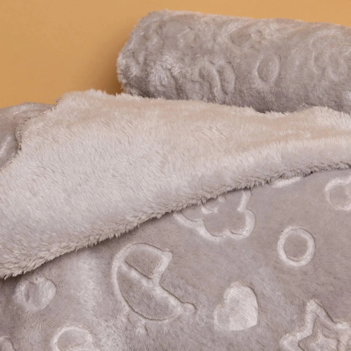 Little Dreams Sky Print Wellsoft Fleece Baby Blanket (90 x 110 cm)
