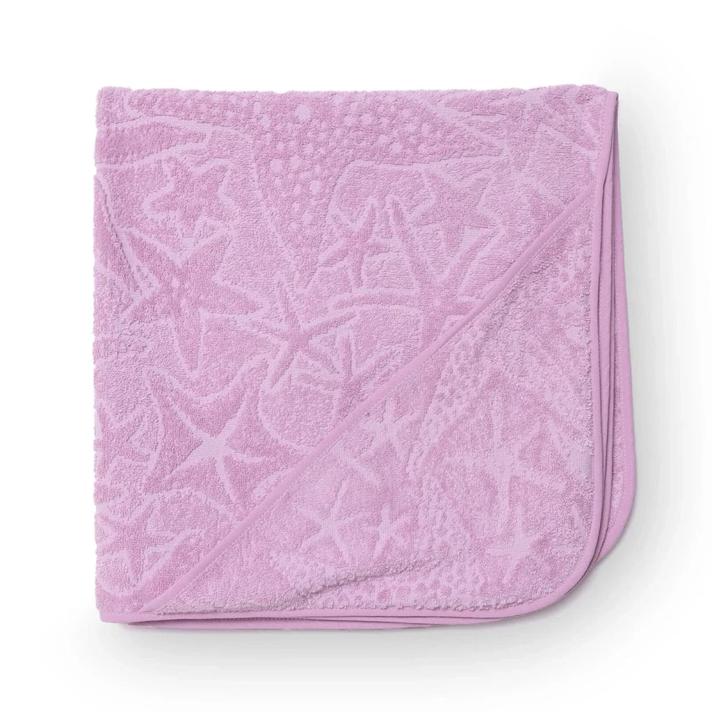 Mollia Starfish Print Baby Bath Towel (75 x 75 cm)