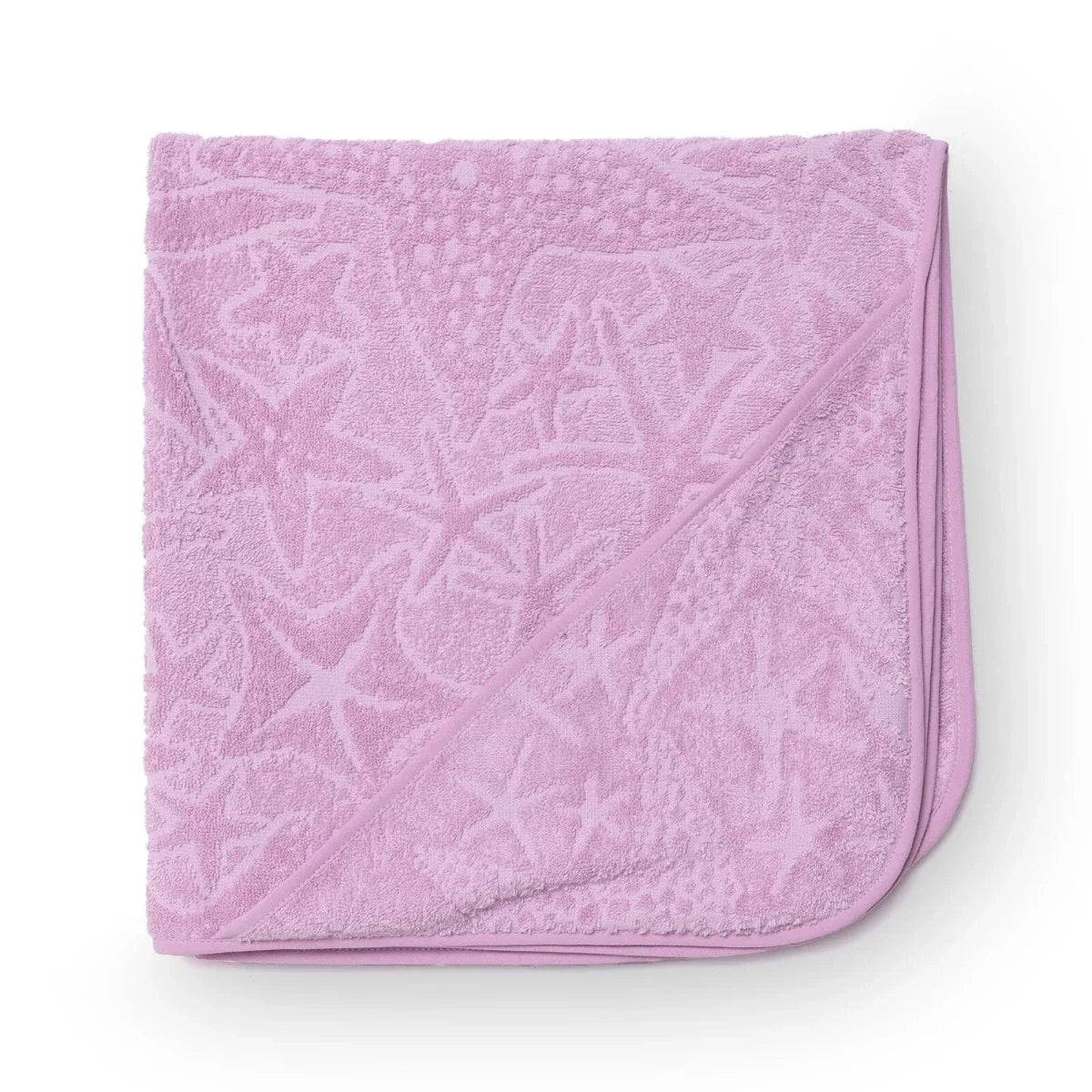 Mollia Starfish Print Baby Bath Towel (75 x 75 cm)