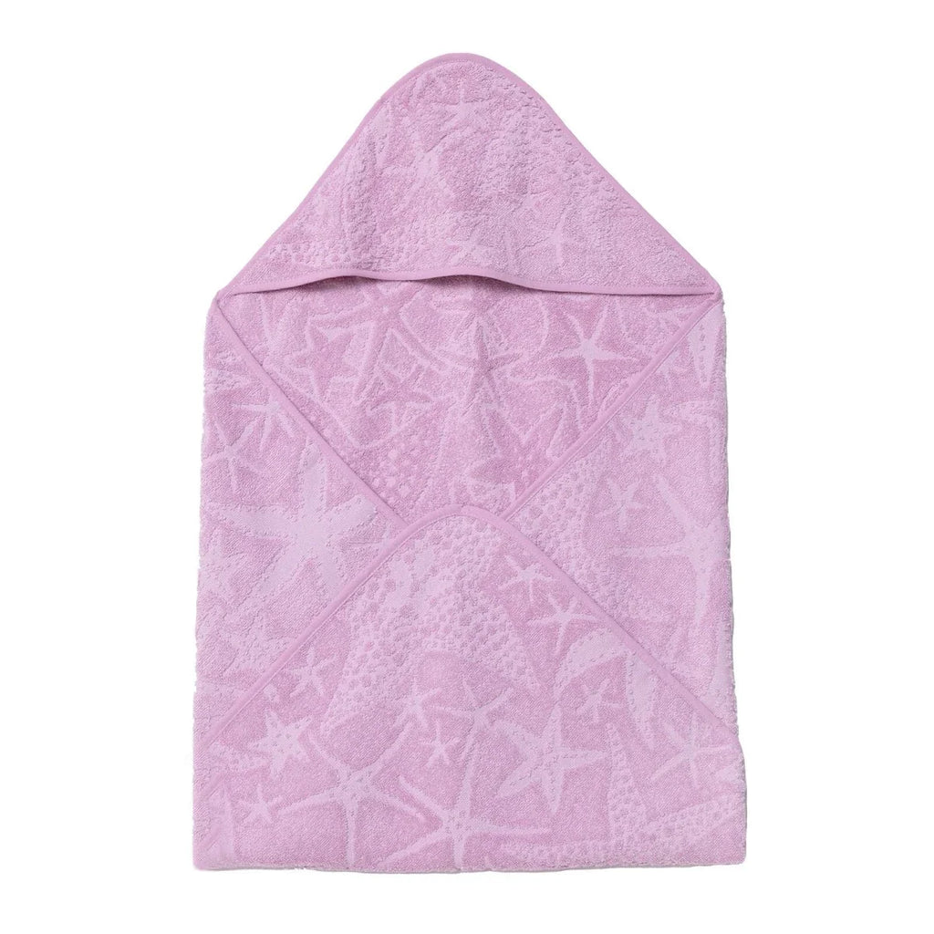 Mollia Starfish Print Baby Bath Towel (75 x 75 cm)
