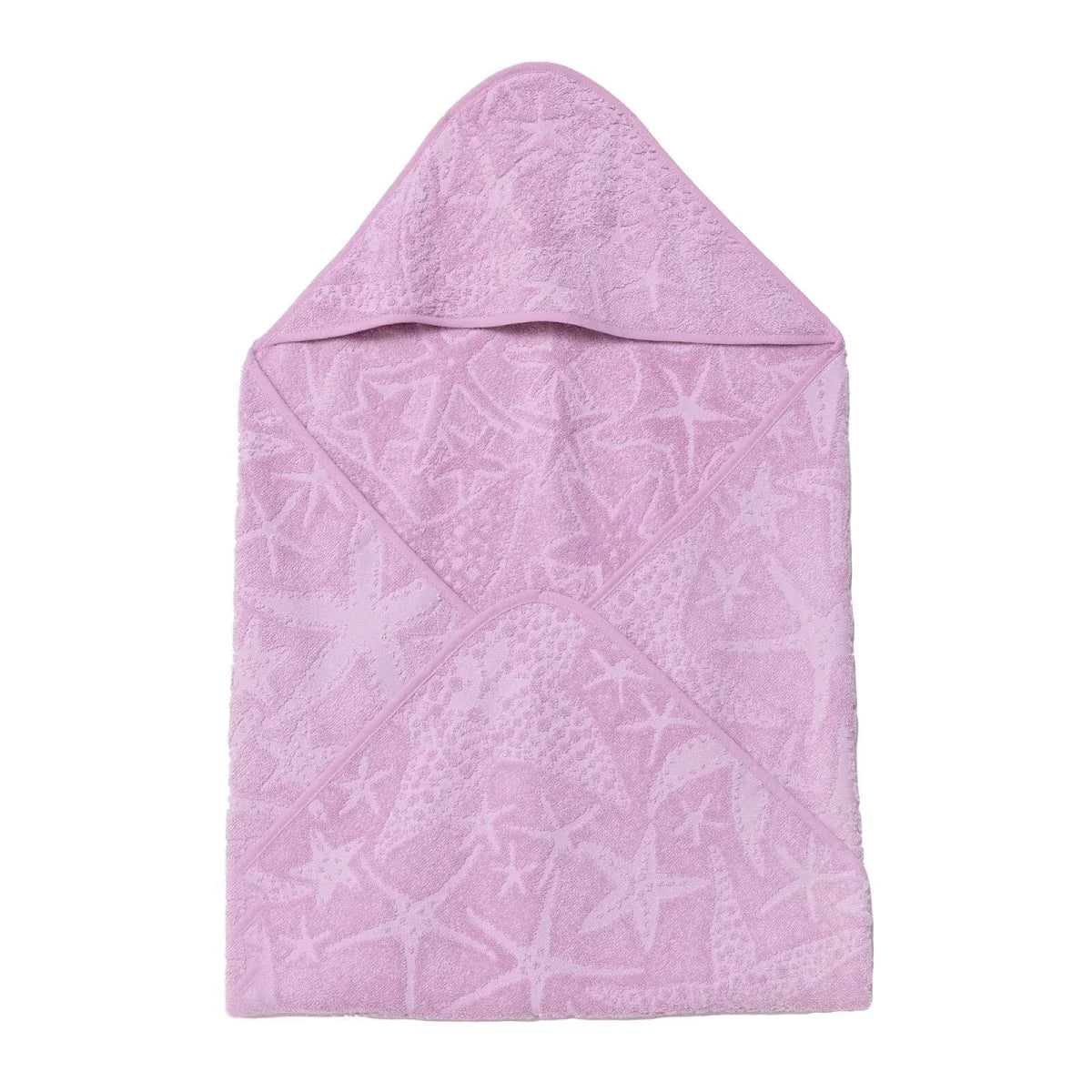 Mollia Starfish Print Baby Bath Towel (75 x 75 cm)