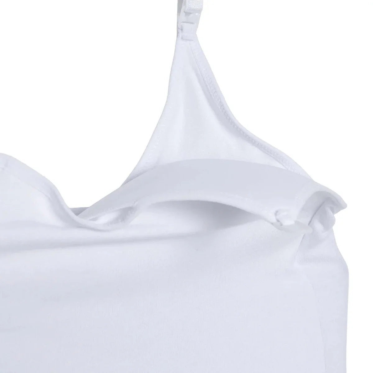 Baby Mom Women's Nursing Vest (S to 2XL) - White