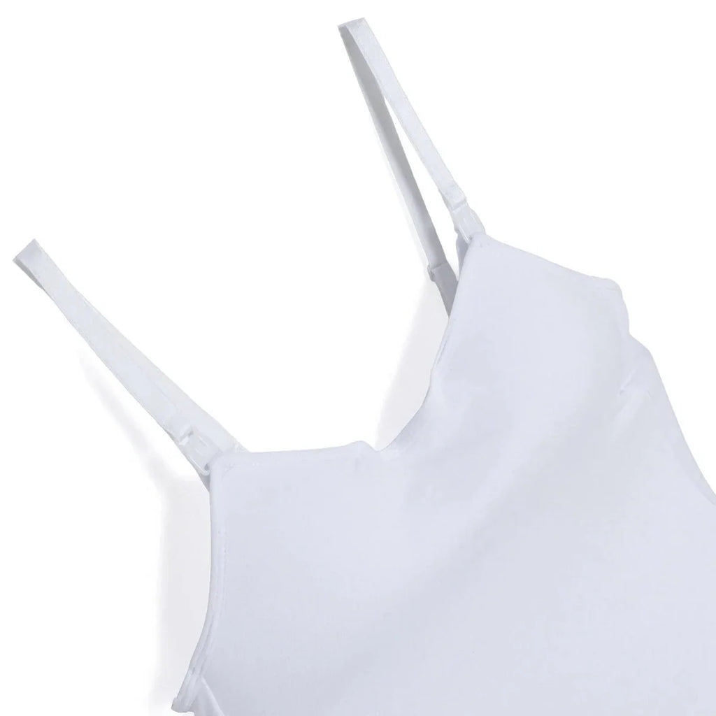 Baby Mom Women's Nursing Vest (S to 2XL) - White