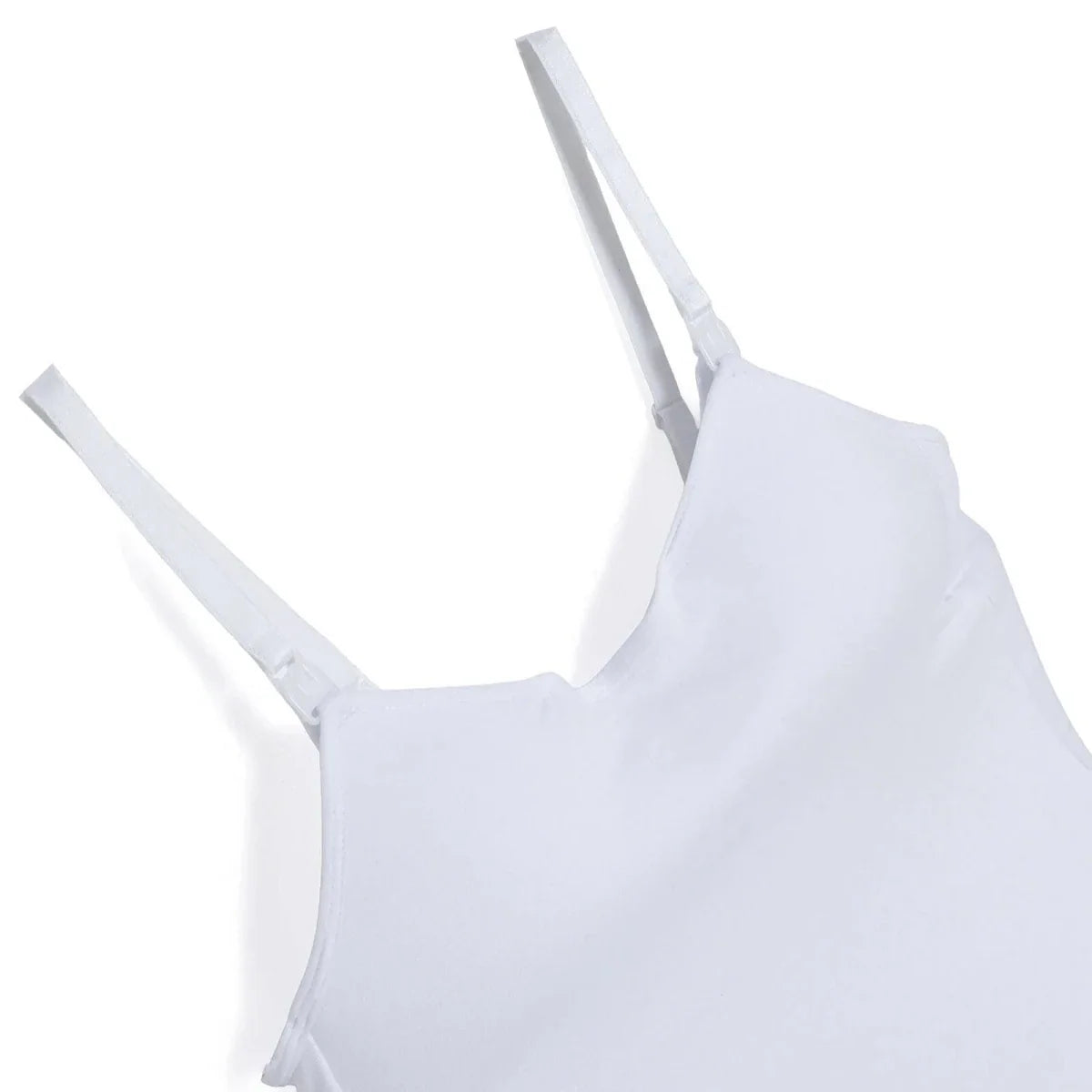 Baby Mom Women's Nursing Vest (S to 2XL) - White