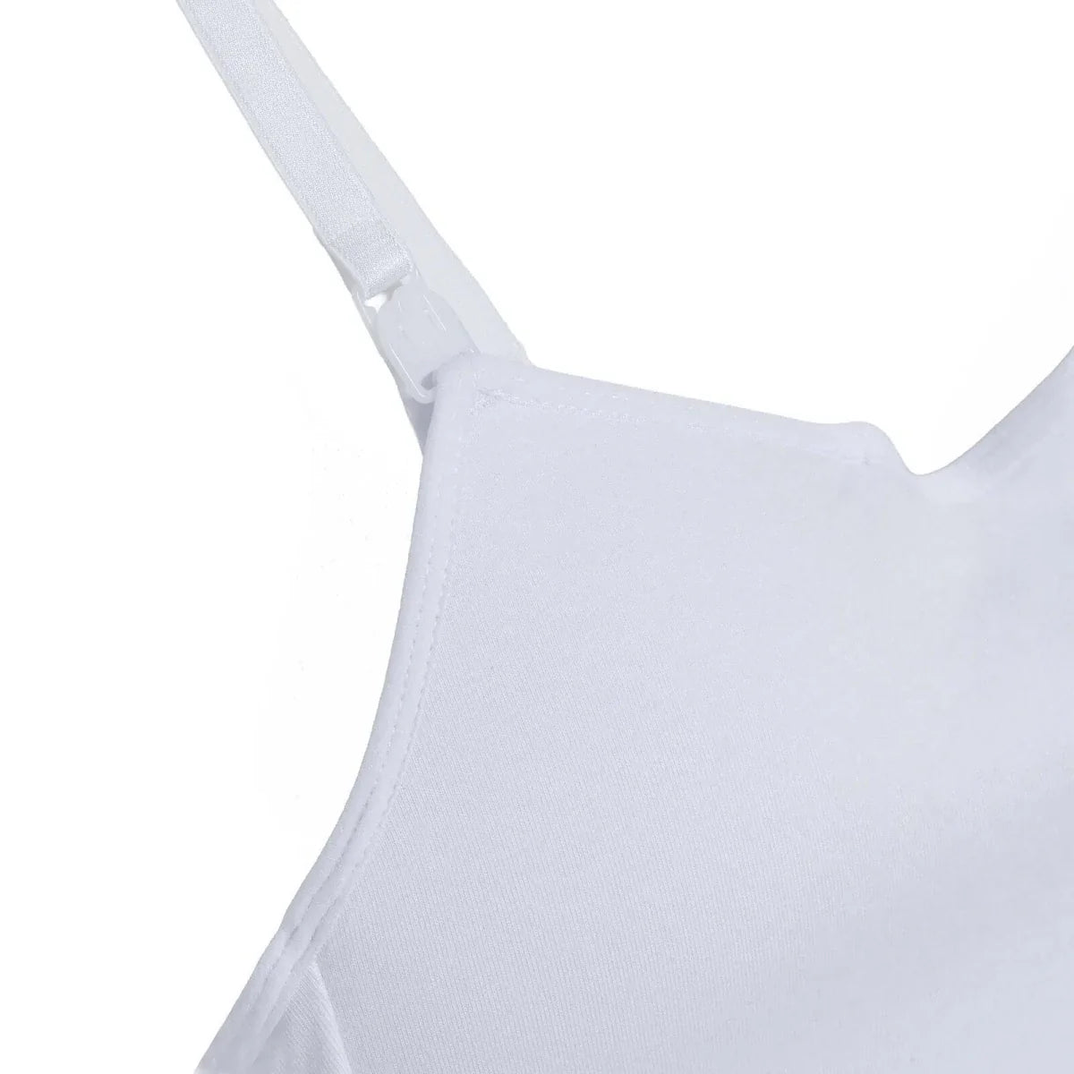 Baby Mom Women's Nursing Vest (S to 2XL) - White