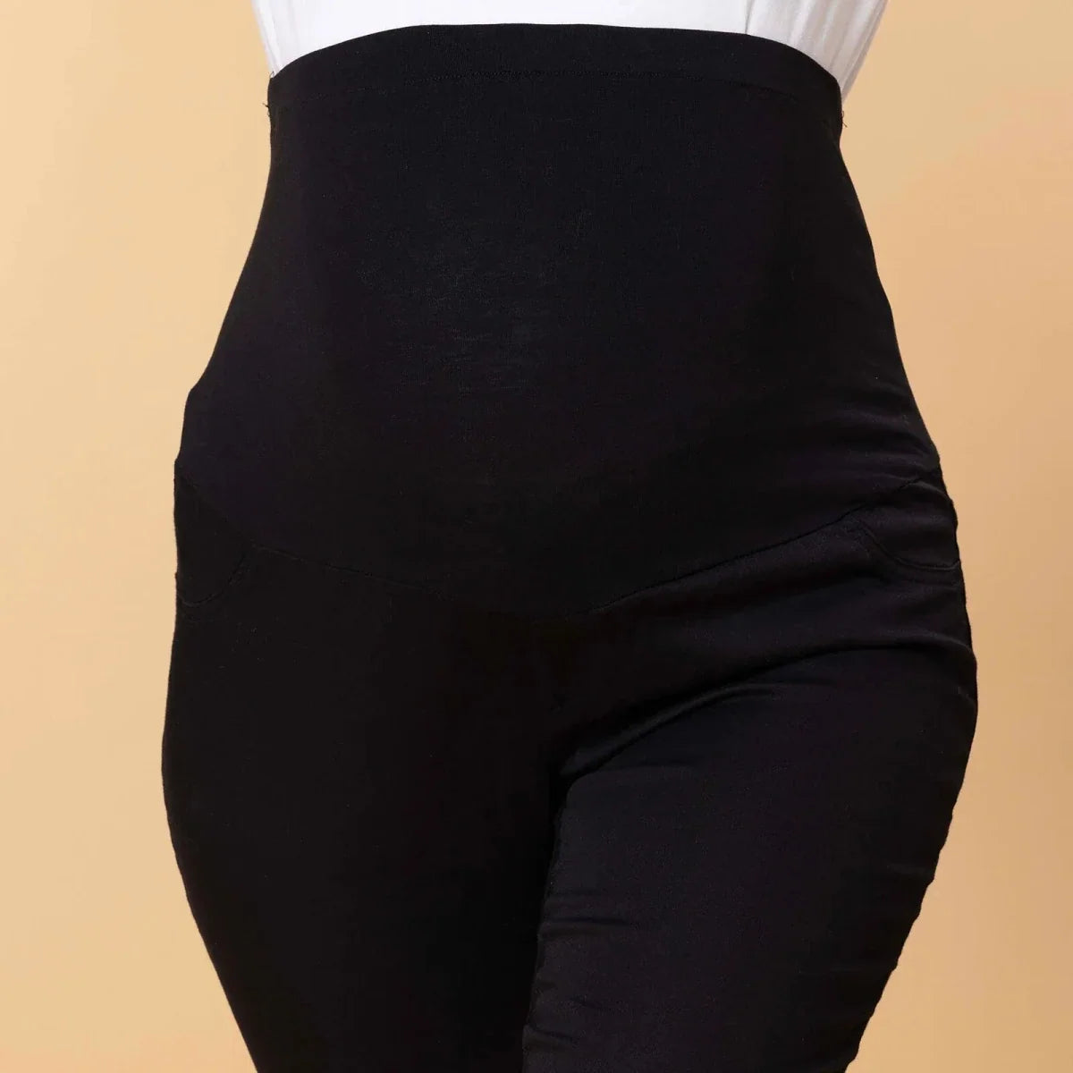 Baby Mom Women's Maternity Denim Jeans (S to 2XL) - Black