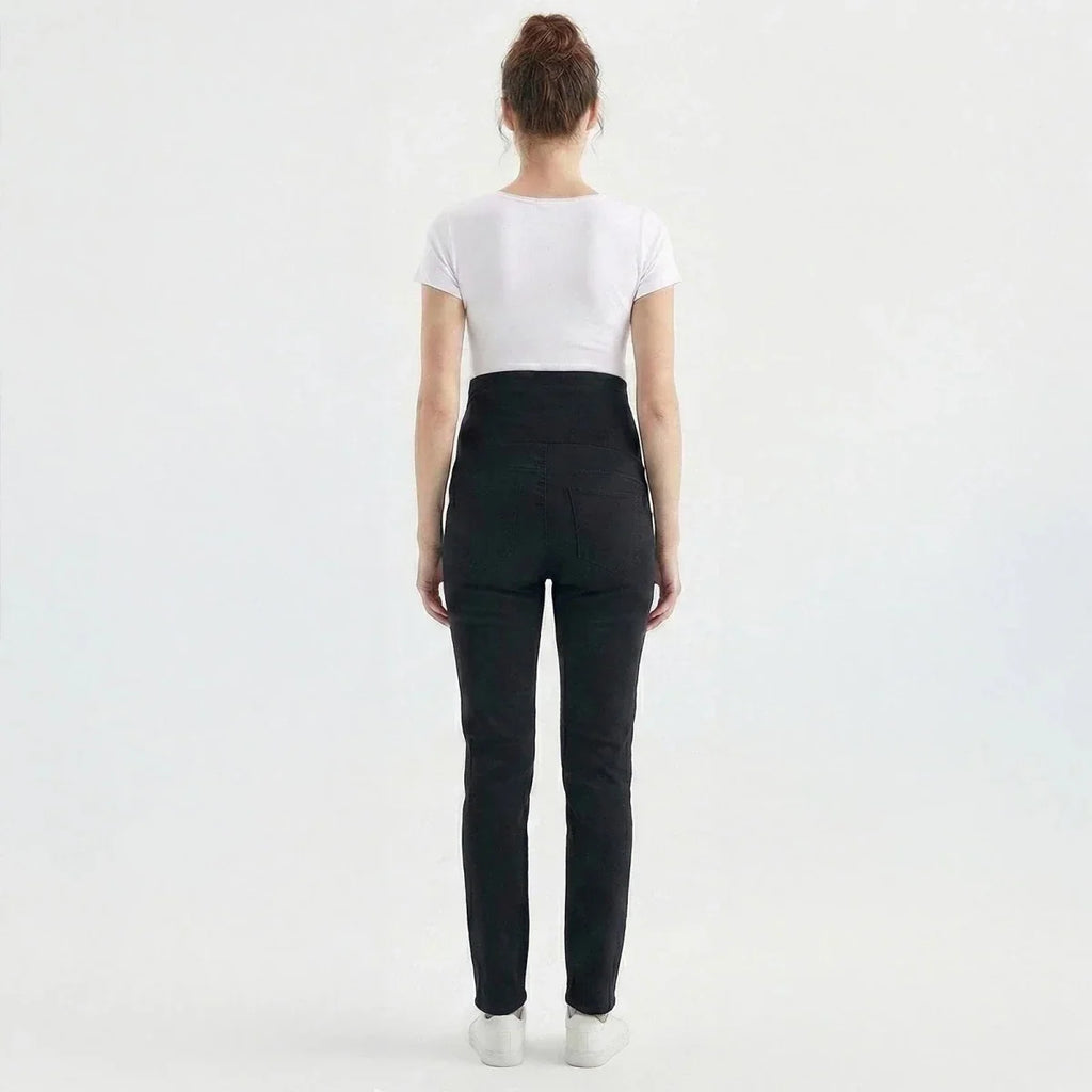 Baby Mom Women's Maternity Denim Jeans (S to 2XL) - Black