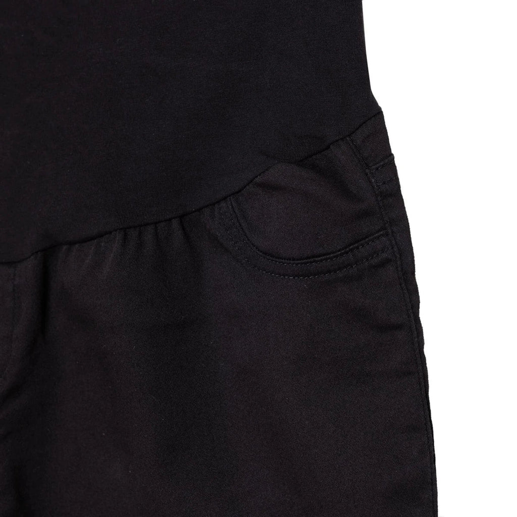 Baby Mom Women's Maternity Denim Jeans (S to 2XL) - Black