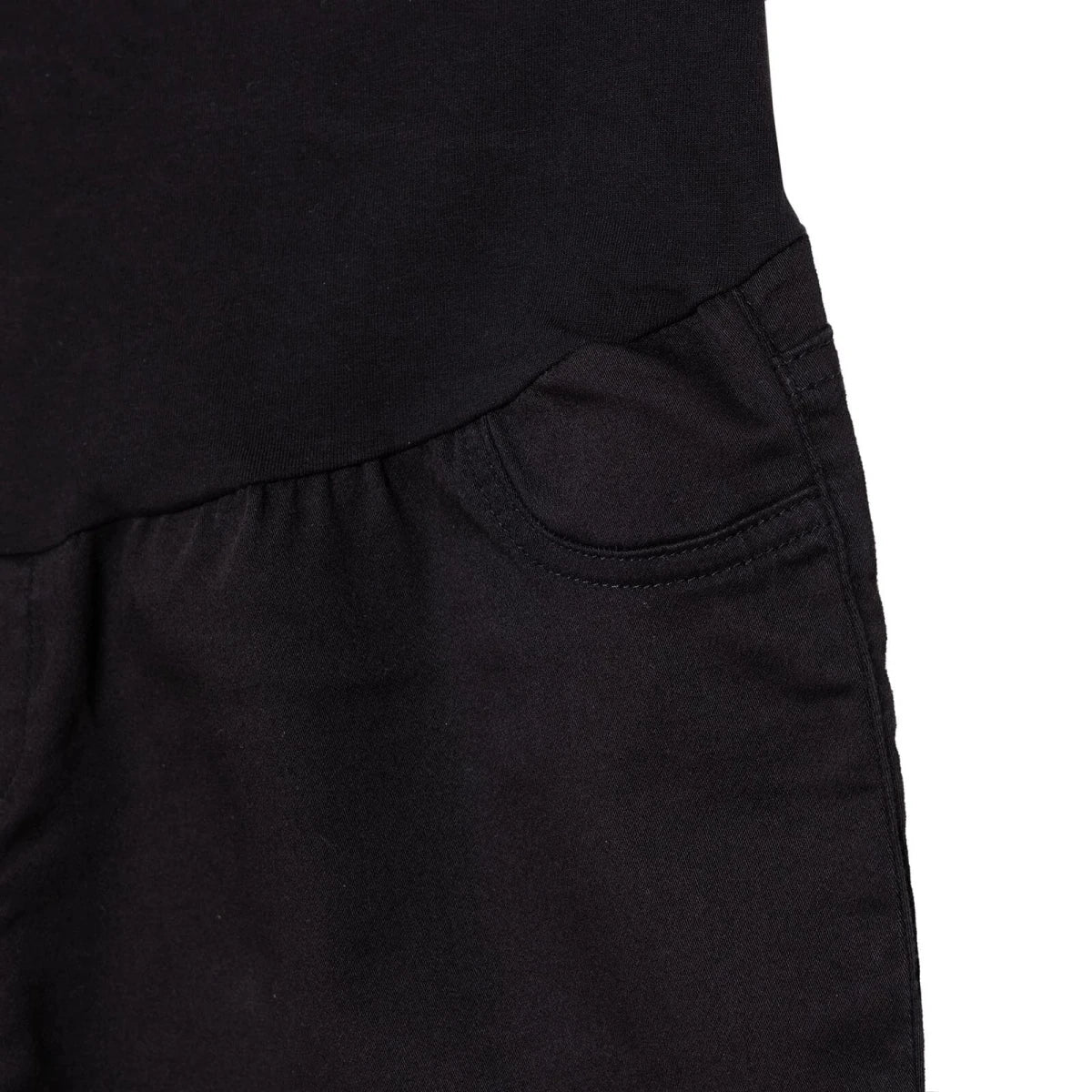 Baby Mom Women's Maternity Denim Jeans (S to 2XL) - Black