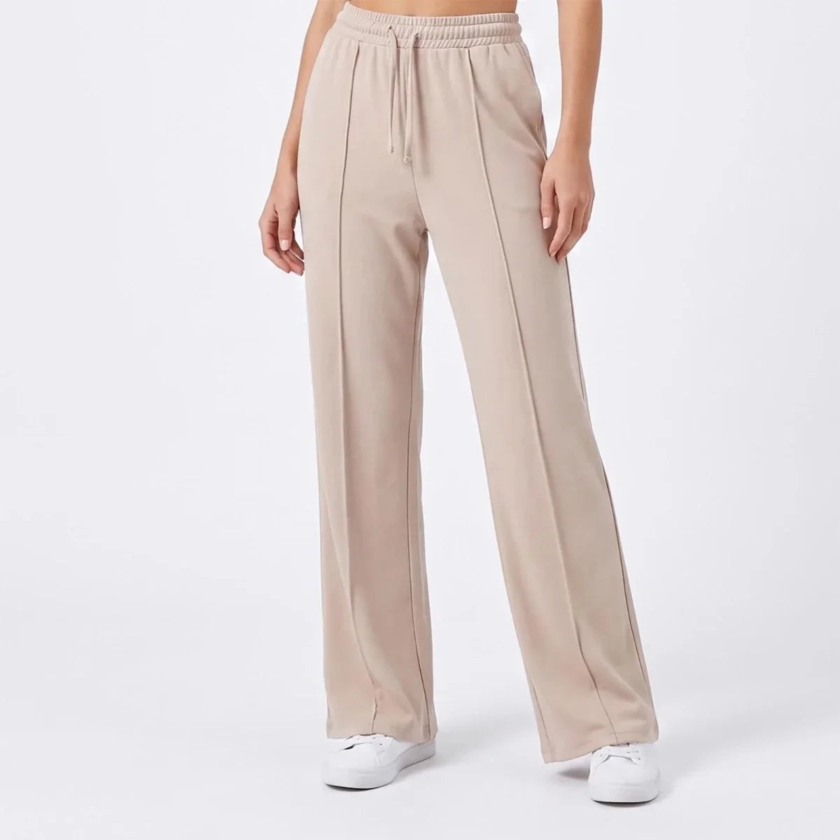 Baby Mom Women's Drawstring Maternity Modal Joggers (S to 2XL) - Beige