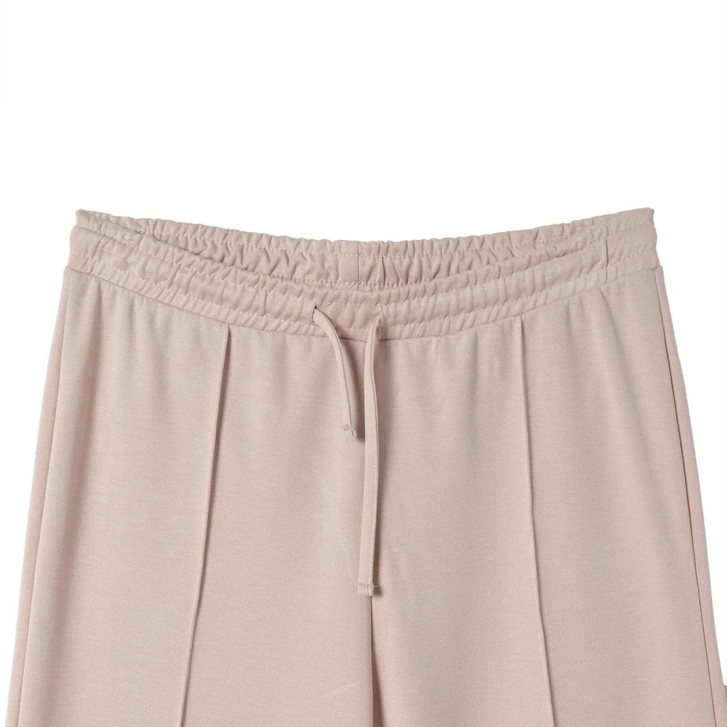 Baby Mom Women's Drawstring Maternity Modal Joggers (S to 2XL) - Beige