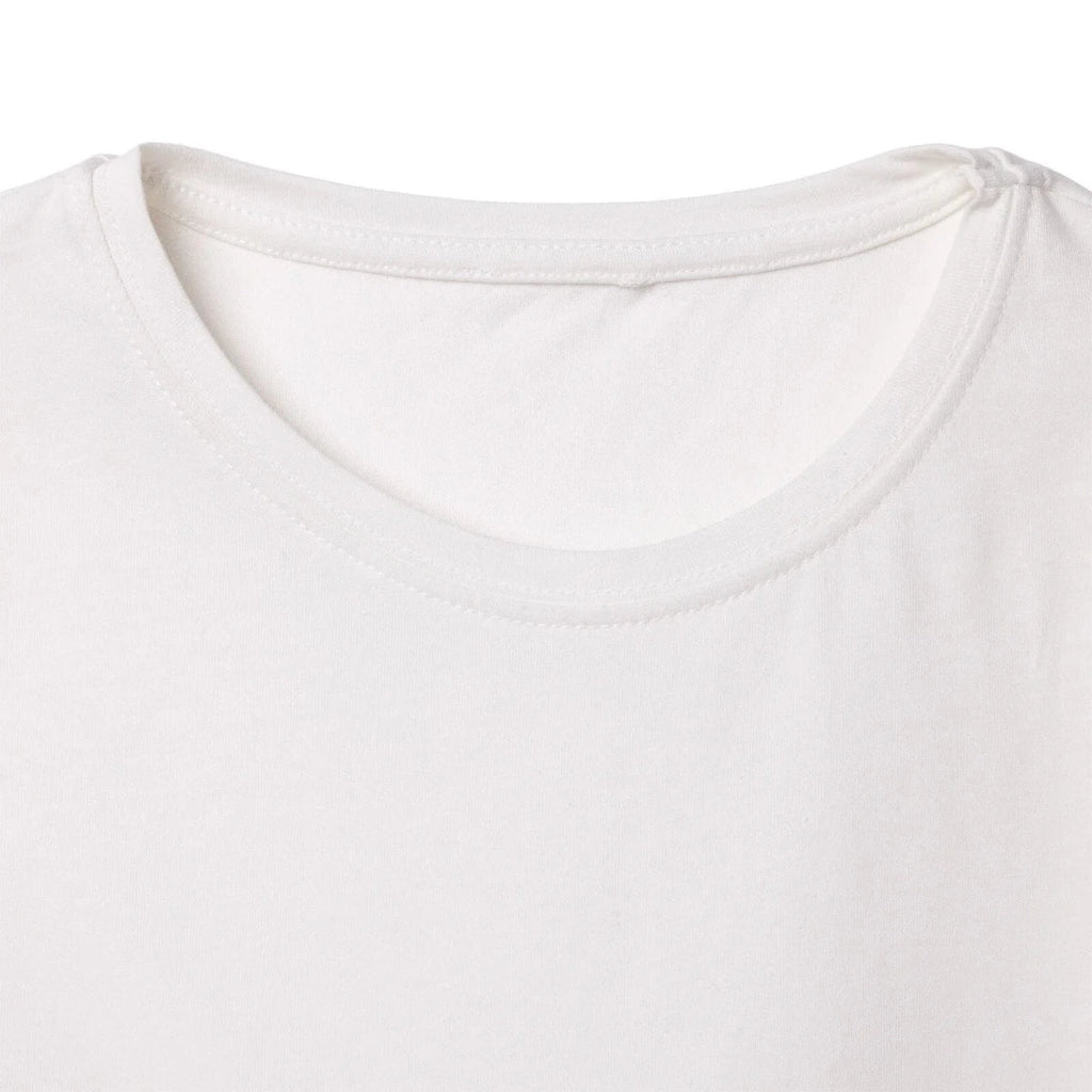 Baby Mom Plain Women's Maternity Short Sleeve T-Shirt (S to 2XL) - White