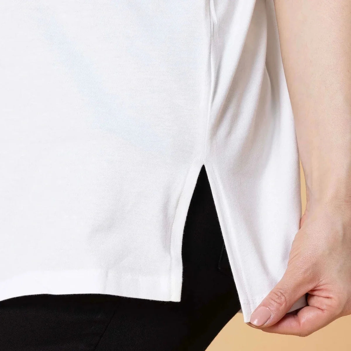 Baby Mom Plain Women's Maternity Short Sleeve T-Shirt (S to 2XL) - White
