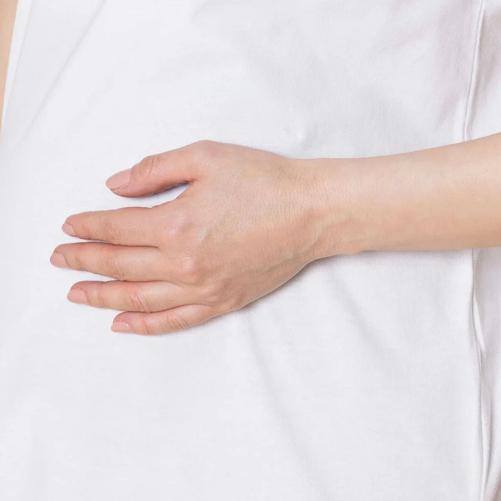 Baby Mom Plain Women's Maternity Short Sleeve T-Shirt (S to 2XL) - White