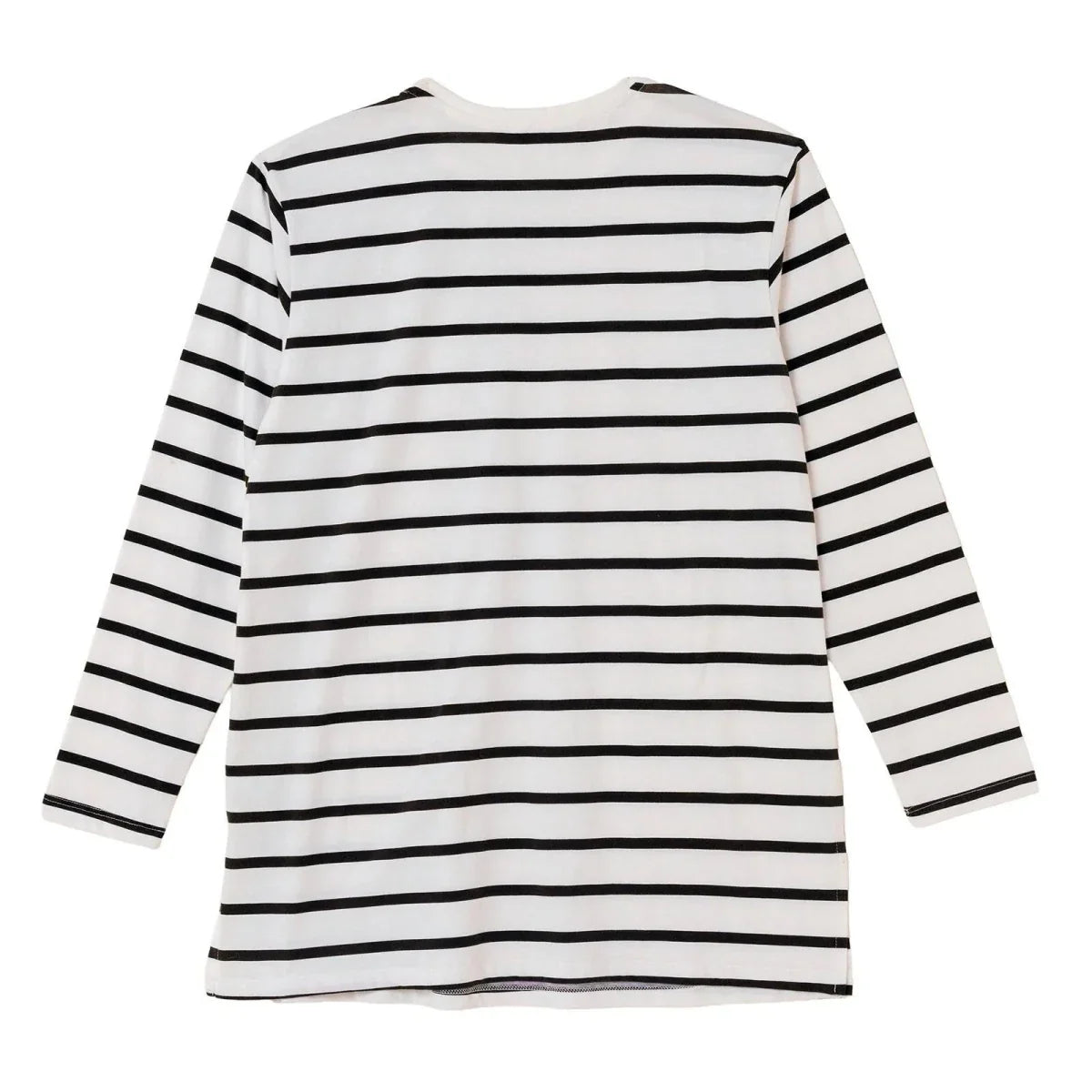 Baby Mom Striped Women's Maternity Long Sleeve T-Shirt (S to 2XL) - Black Printed