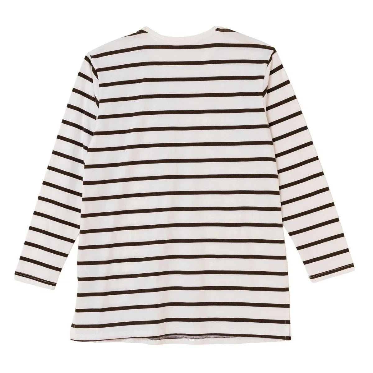 Baby Mom Striped Women's Maternity Long Sleeve T-Shirt (S to 2XL) - Brown Printed