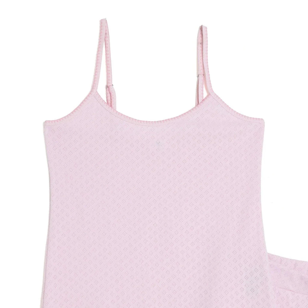 Baby Mom Women's Crew Neck Button Front Pyjama Set (S to 2XL) - Pink