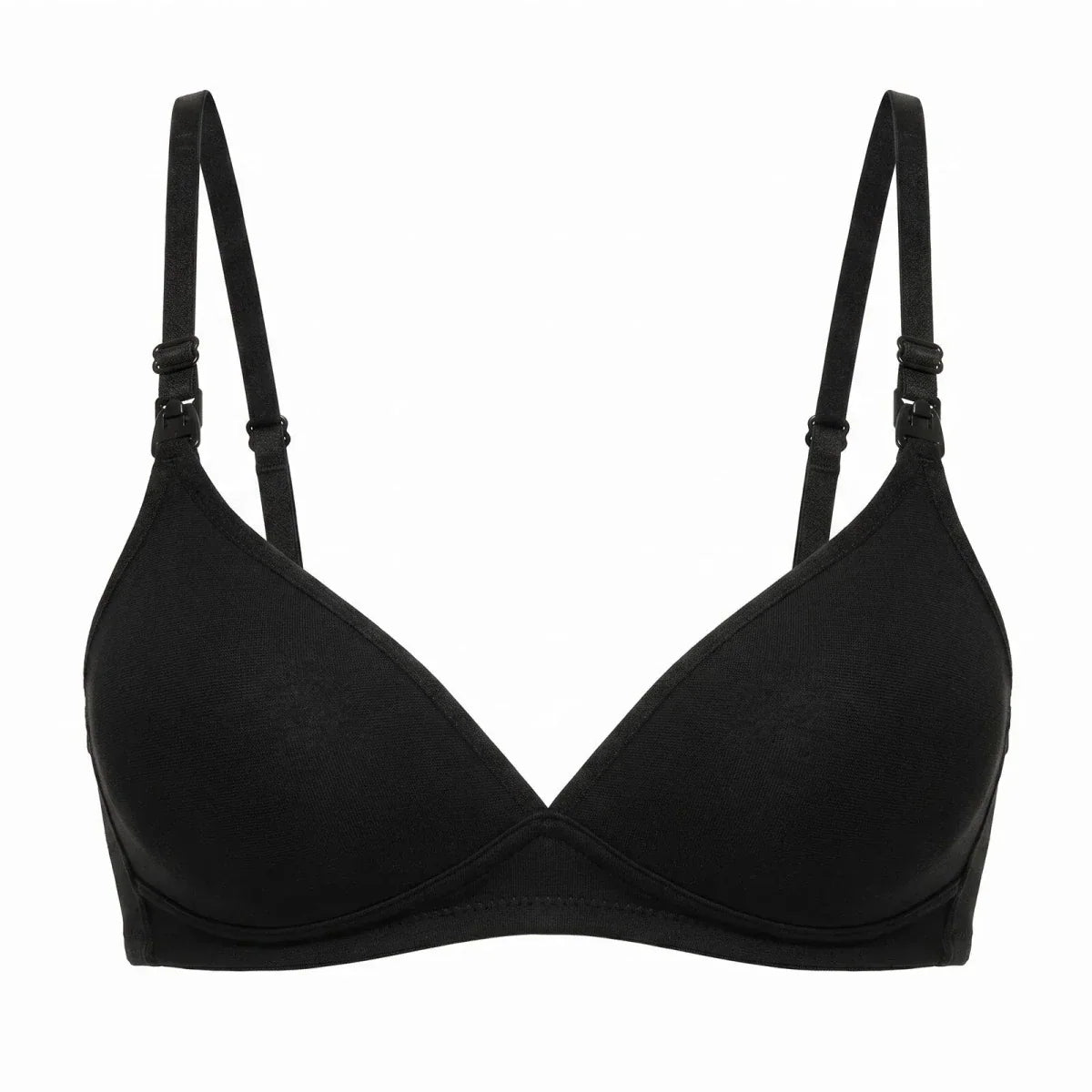 Baby Mom Women's Strappy Padded Nursing Bra - Black