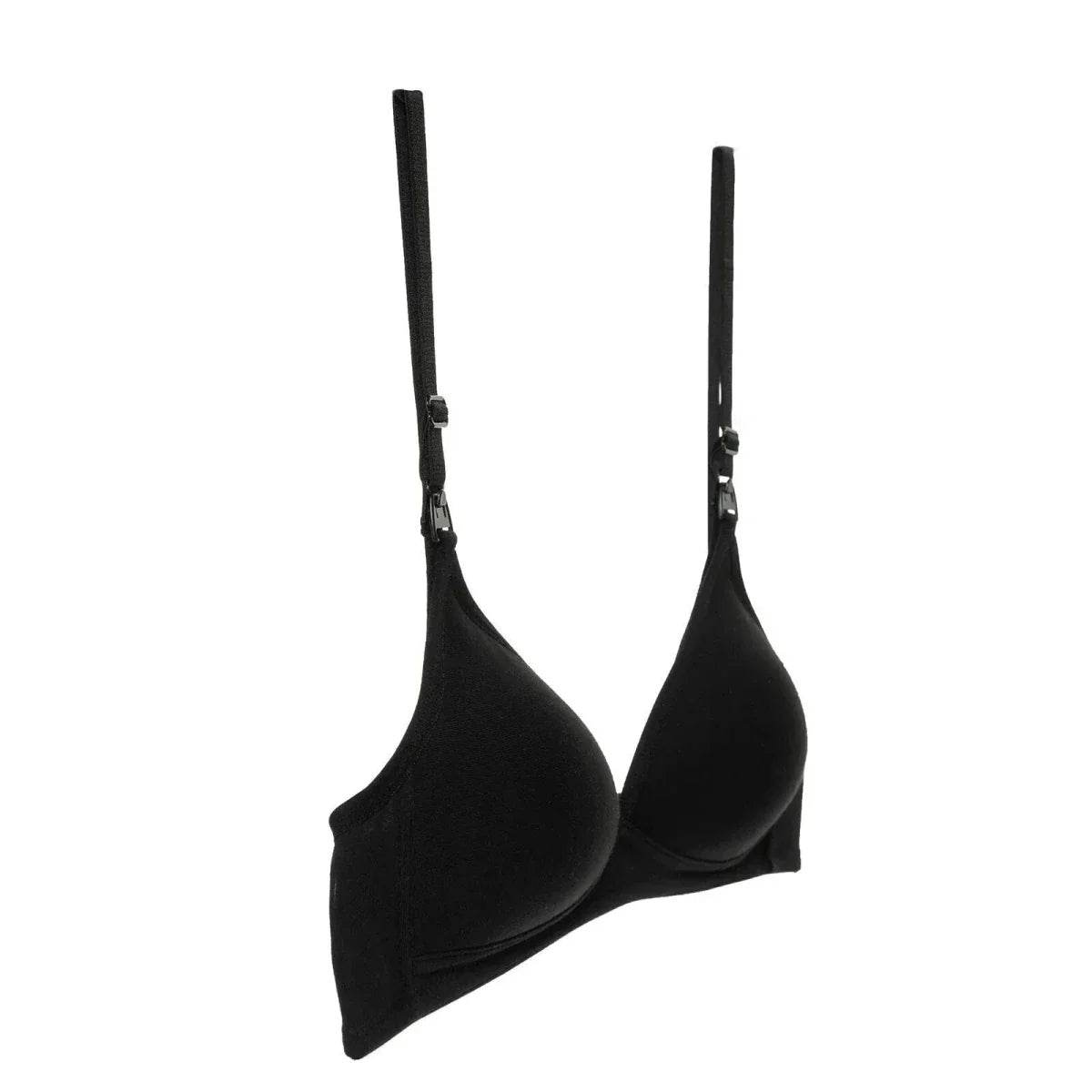 Baby Mom Women's Strappy Padded Nursing Bra - Black