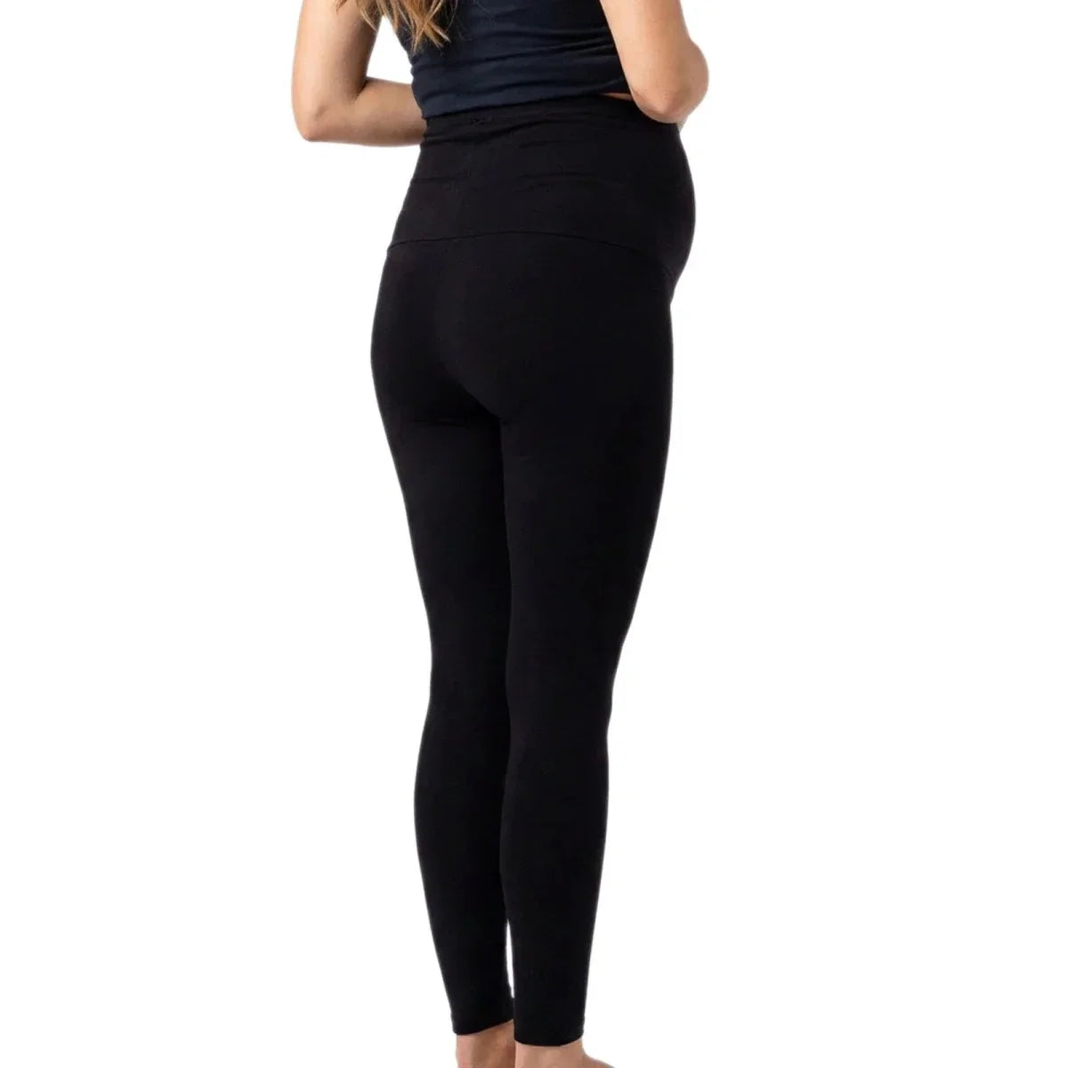Baby Mom Women's Maternity Jersey Leggings (S to 2XL) - Black