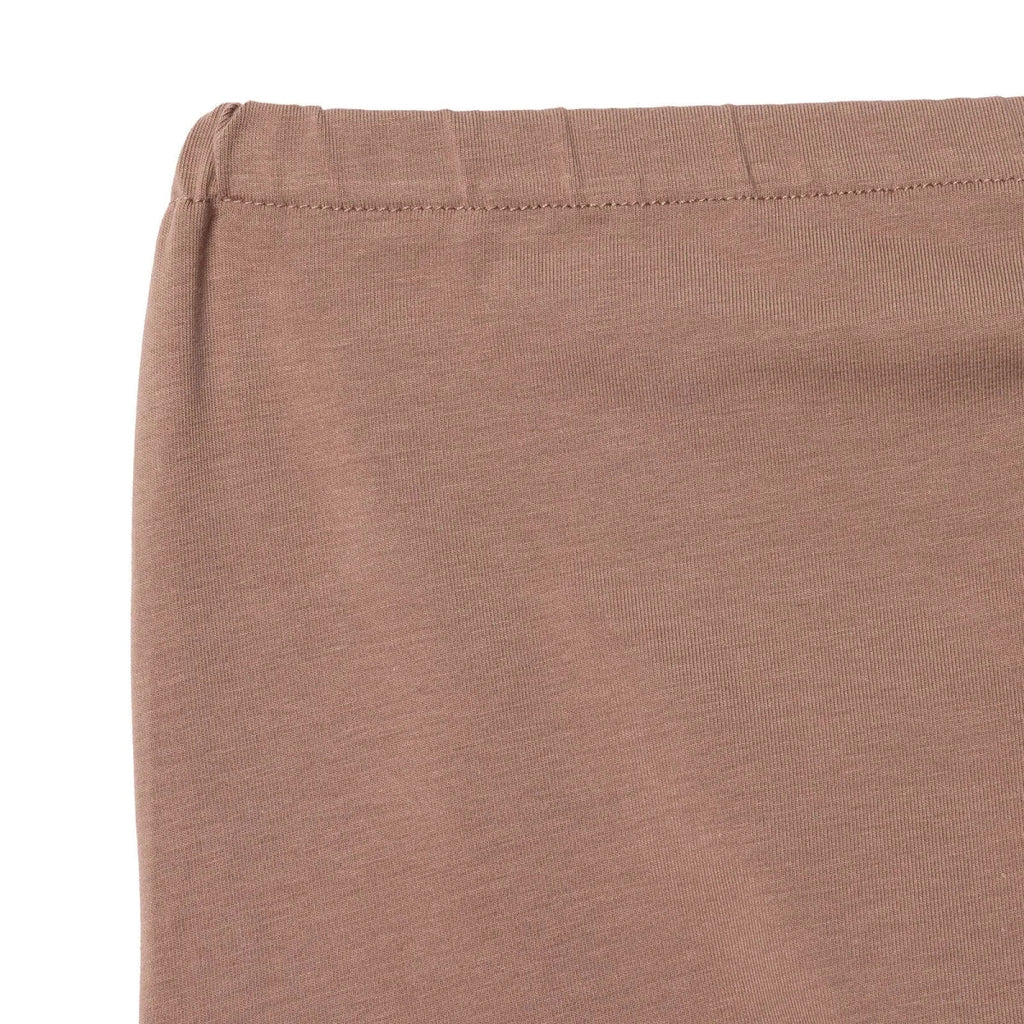 Baby Mom Women's Maternity Jersey Leggings (S to 2XL) - Light Brown