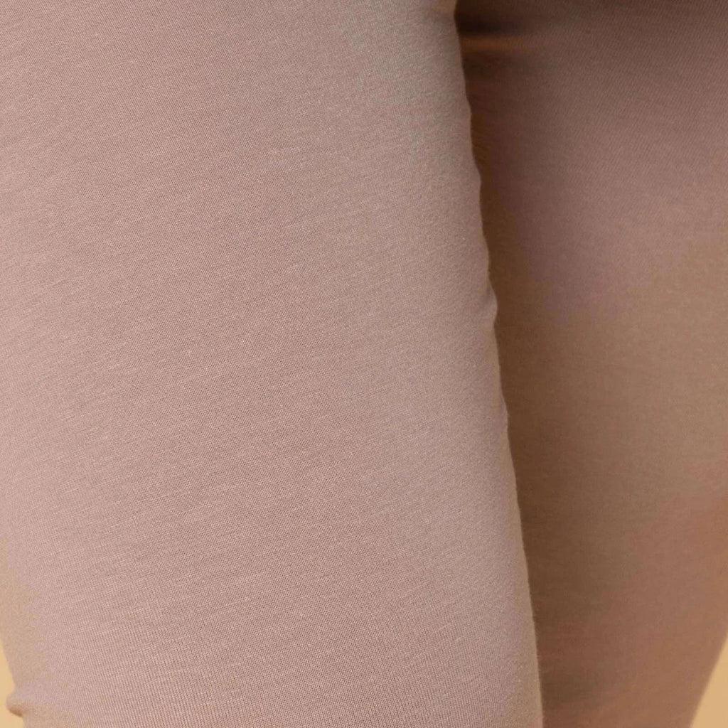 Baby Mom Women's Maternity Jersey Leggings (S to 2XL) - Light Brown