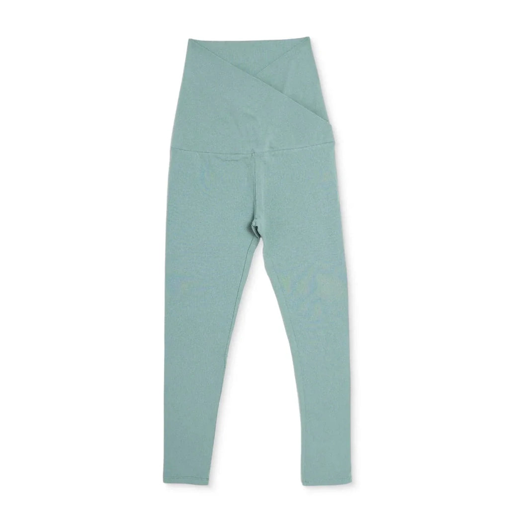 Baby Mom Women's Maternity Jersey Leggings (S to 2XL) - Green