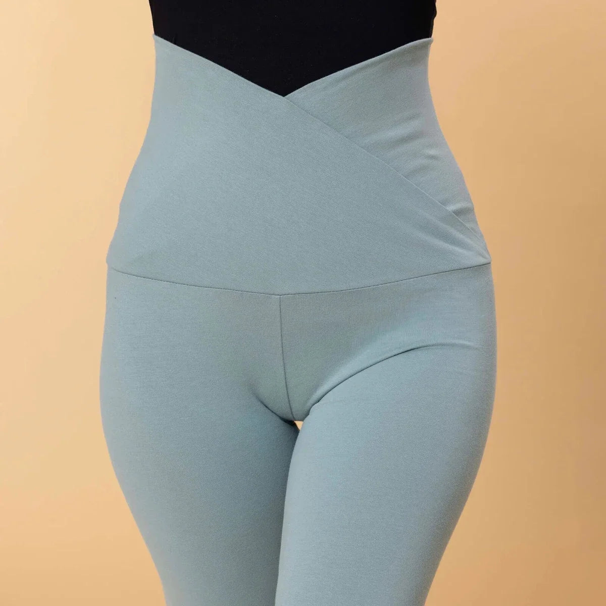 Baby Mom Women's Maternity Jersey Leggings (S to 2XL) - Green