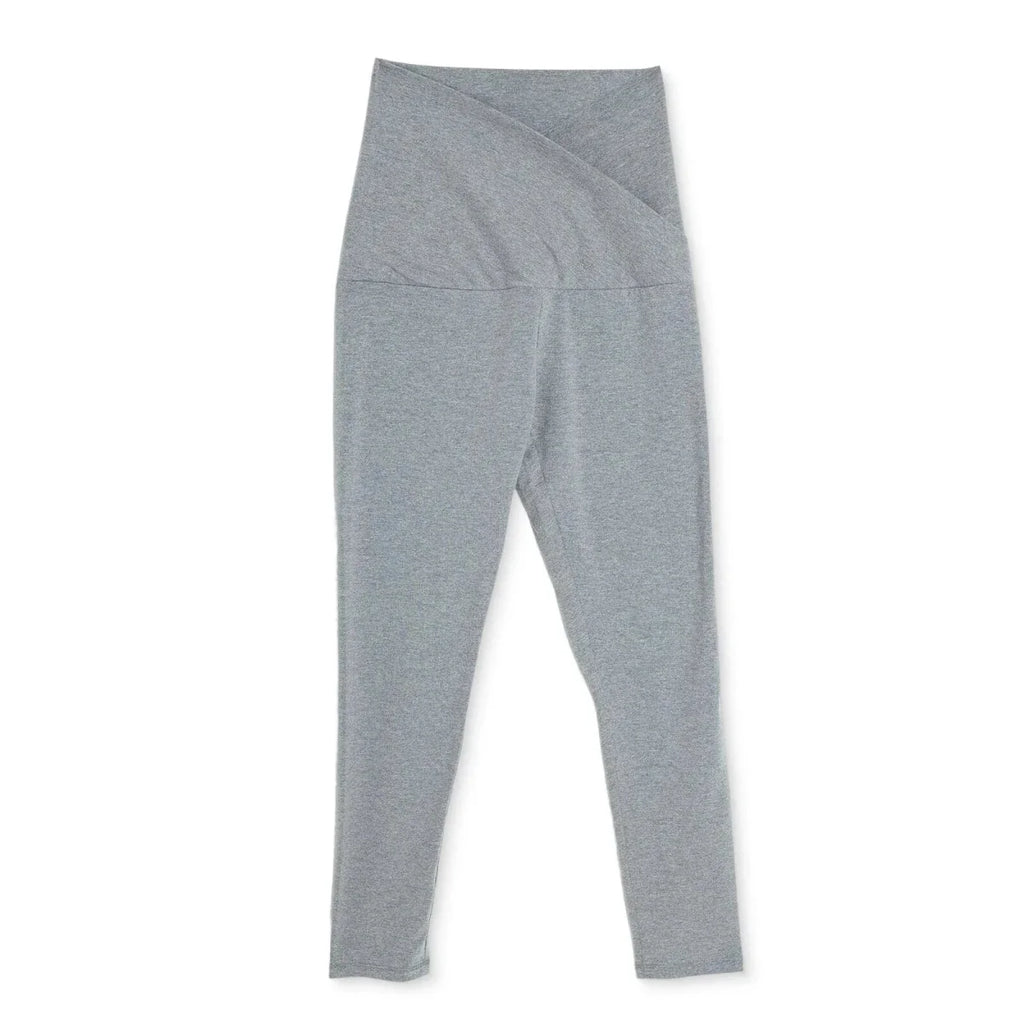 Baby Mom Women's Maternity Jersey Leggings (S to 2XL) - Grey Melange