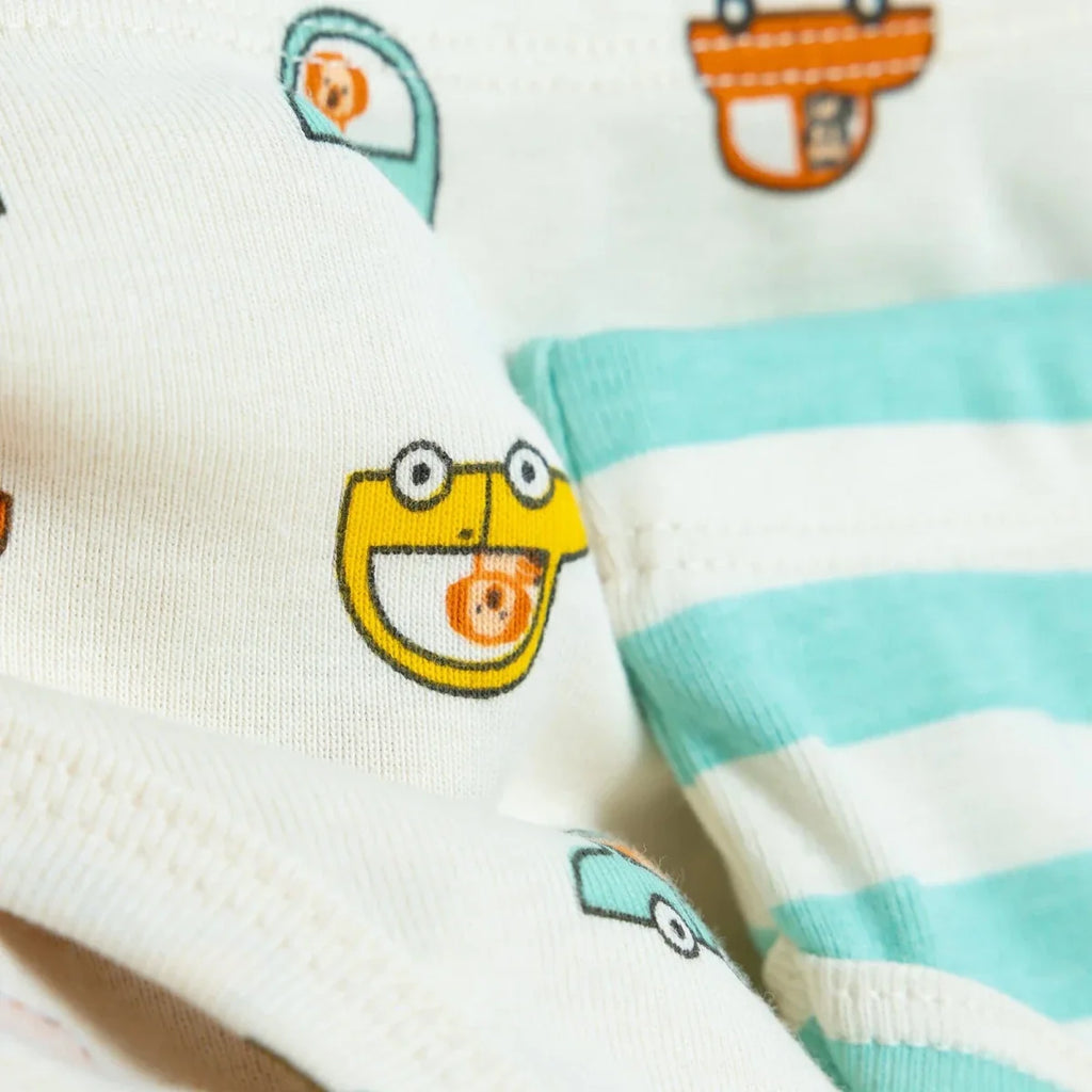 HelloBaby 3 Pack Space Print Baby Briefs (12 Months to 4-5 Years) - Beige Printed