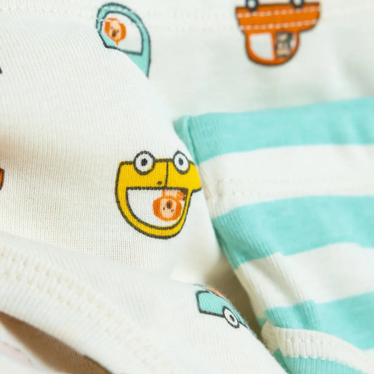 HelloBaby 3 Pack Space Print Baby Briefs (12 Months to 4-5 Years) - Beige Printed