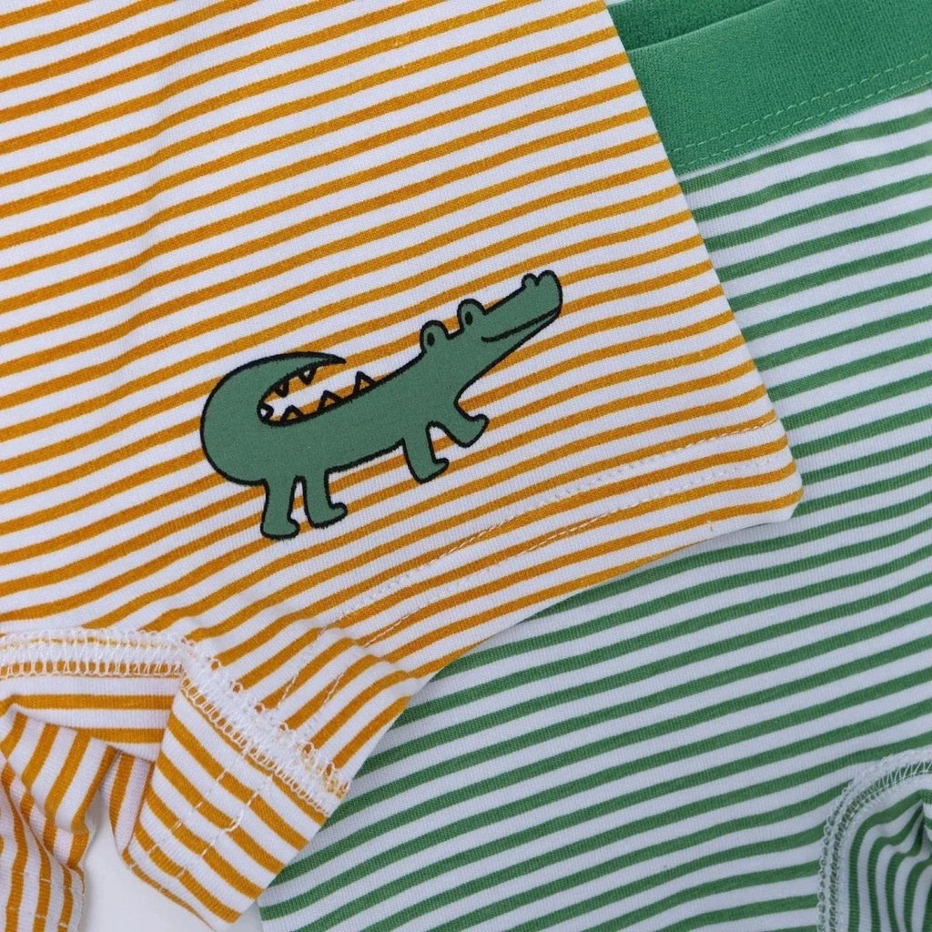 HelloBaby 3 Pack Animal Print Baby Boxer Shorts (12 Months to 4-5 Years) - Green Printed