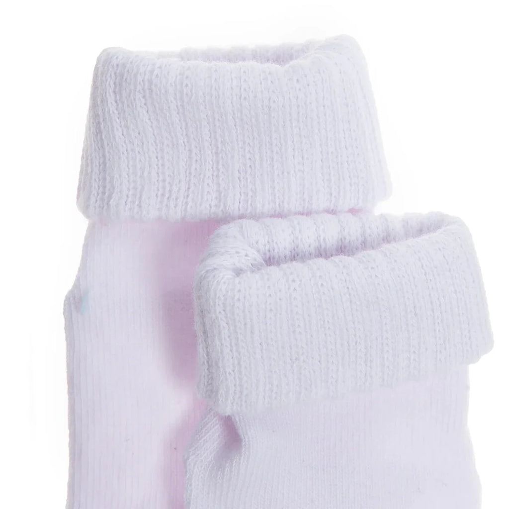HelloBaby 3 Pack Roll-Top Baby Socks (Newborn to 12-24 Months) - Black