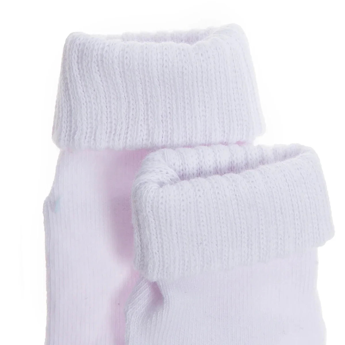 HelloBaby 3 Pack Roll-Top Baby Socks (Newborn to 12-24 Months) - Black