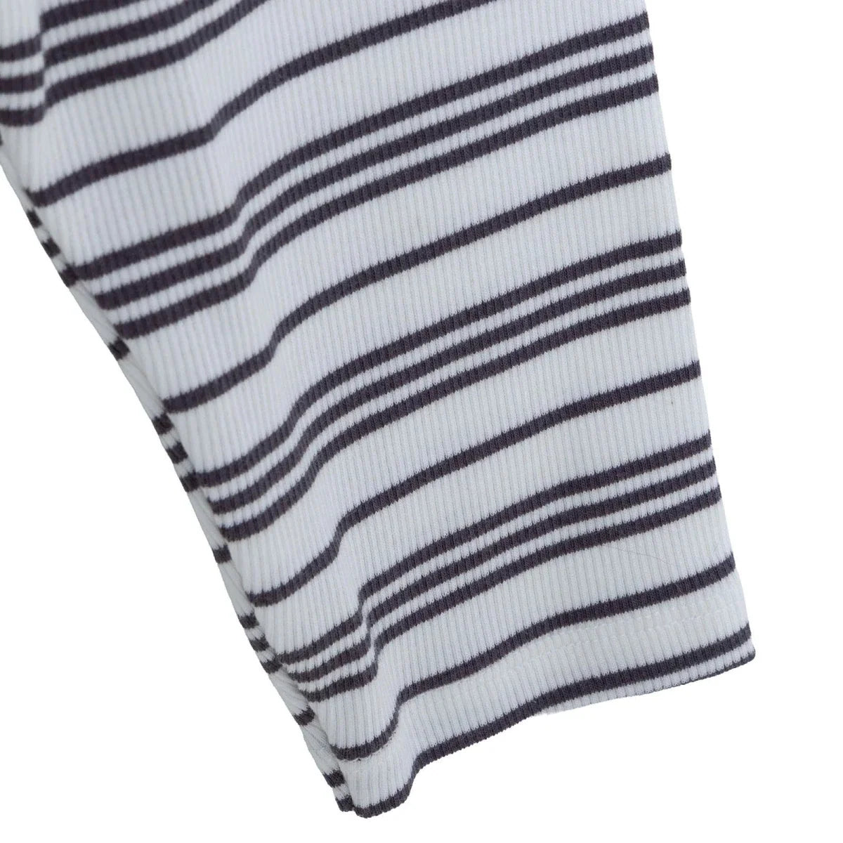 HelloBaby Striped Baby Sweatshirt & Leggings Set (1-3 Months to 12 Months) - Ecru Printed