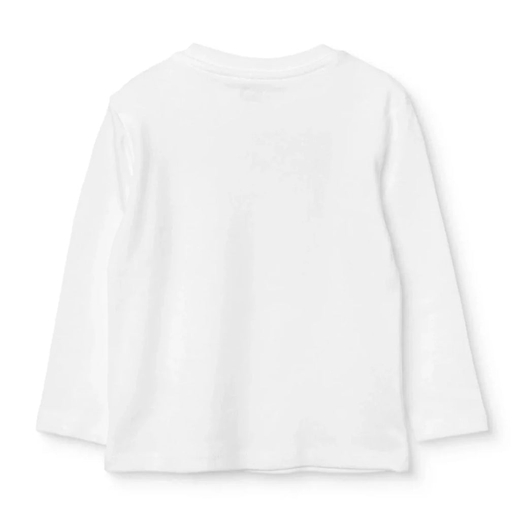 HelloBaby Long Sleeve Interlock Baby T-Shirt (3-6 Months to 2-3 Years) - White