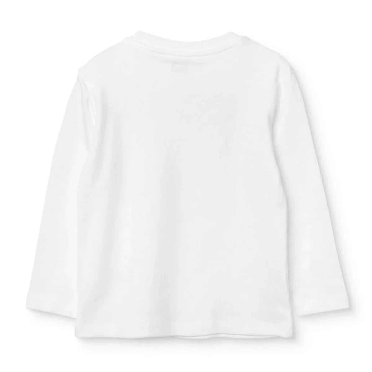 HelloBaby Long Sleeve Interlock Baby T-Shirt (3-6 Months to 2-3 Years) - White