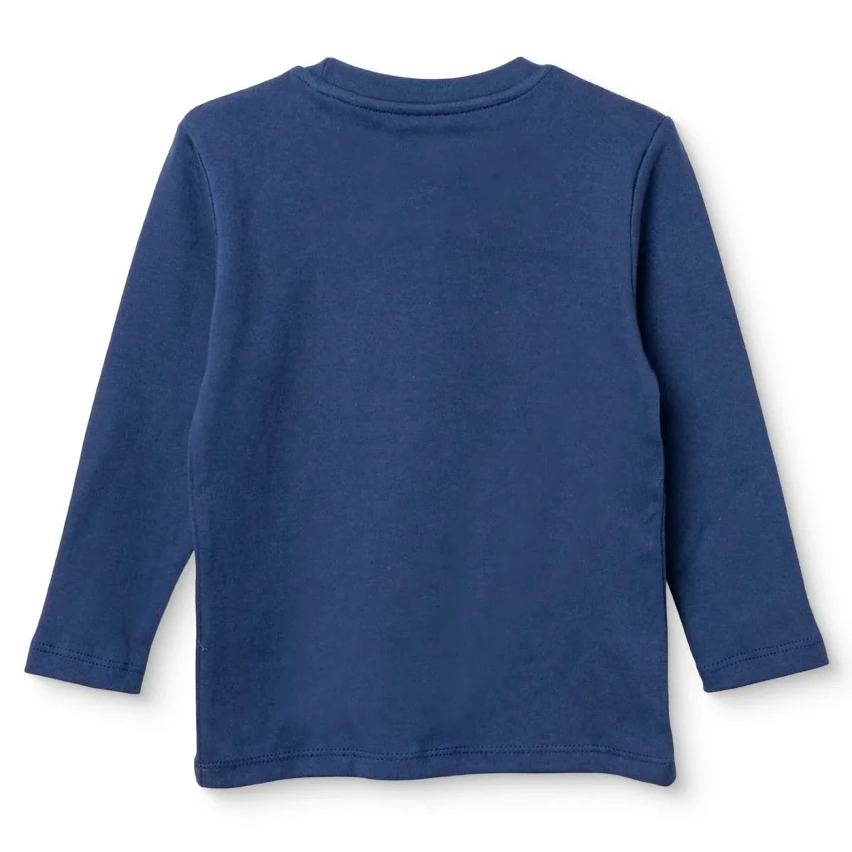 HelloBaby Long Sleeve Interlock Baby T-Shirt (3-6 Months to 2-3 Years) - Navy Blue
