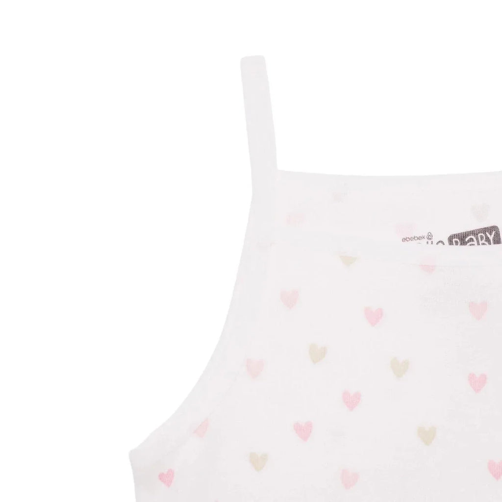 HelloBaby 2 Pack Floral Print Jersey Baby Vests (12 Months to 4-5 Years) - Green Printed