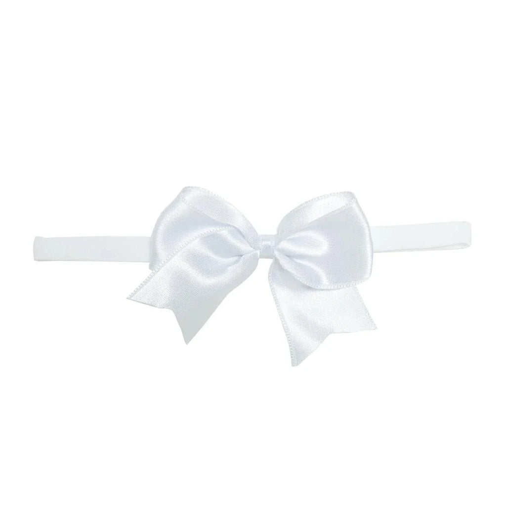 HelloBaby Tulle Baby Headband (One Size) - Ecru