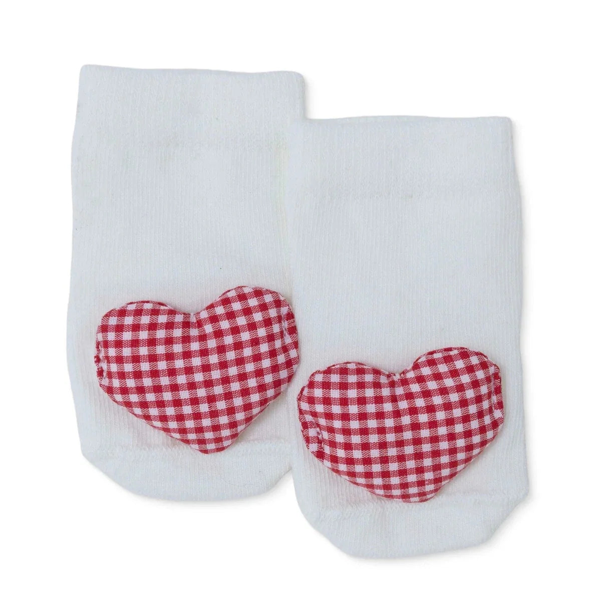 HelloBaby Heart Print Animal Novelty Baby Socks (Newborn to 12 Months) - Bronze