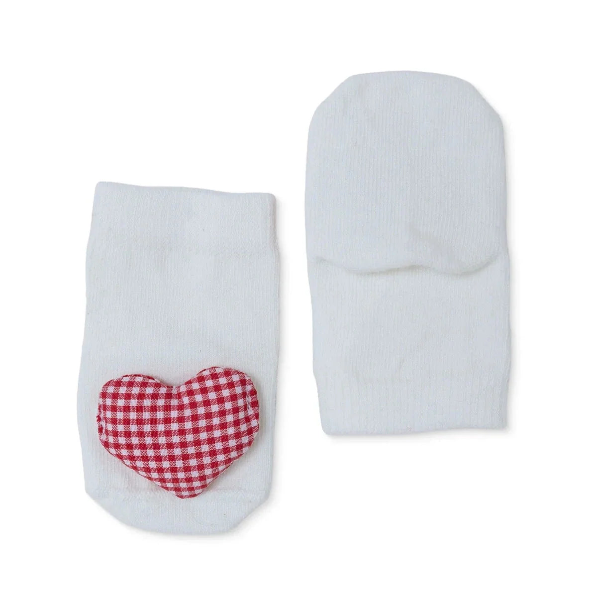 HelloBaby Heart Print Animal Novelty Baby Socks (Newborn to 12 Months) - Bronze