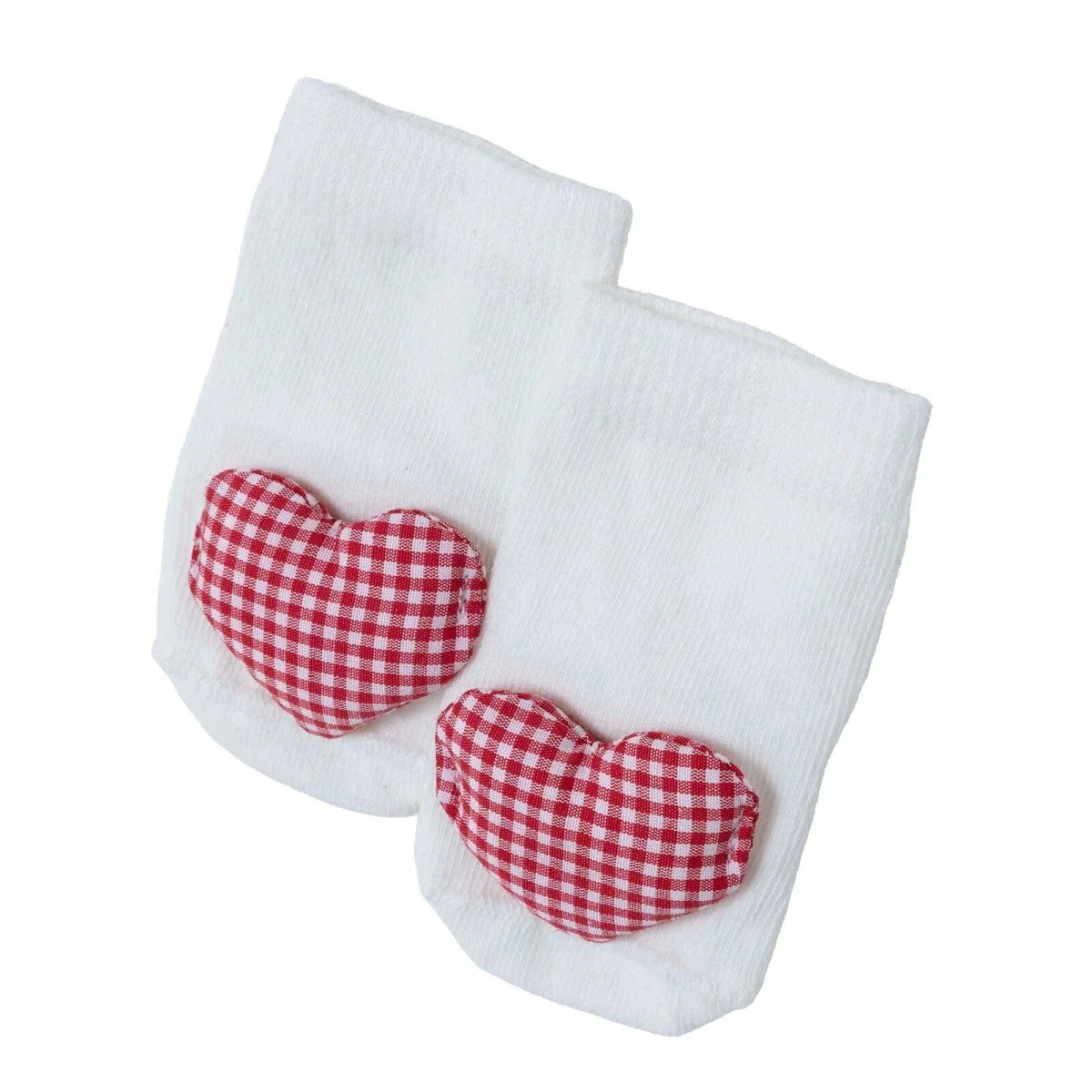 HelloBaby Heart Print Animal Novelty Baby Socks (Newborn to 12 Months) - Bronze
