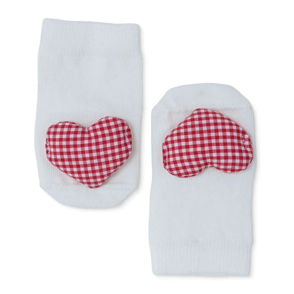 HelloBaby Heart Print Animal Novelty Baby Socks (Newborn to 12 Months) - Bronze