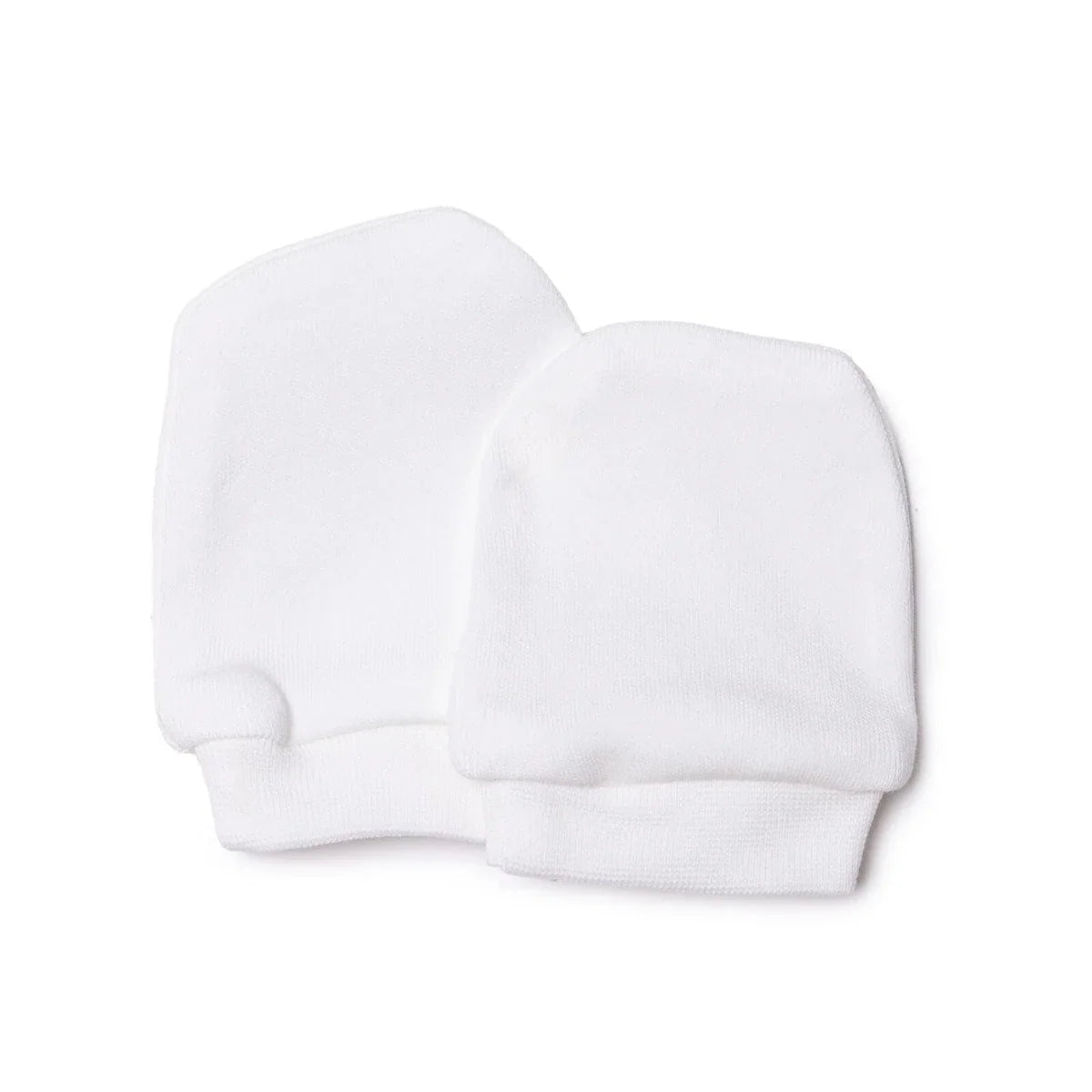 HelloBaby Polka Dot Print Baby Scratch Mitts (Newborn) - Ecru Printed