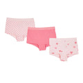 HelloBaby 3 Pack Heart Print Baby Boxer Shorts (12 Months to 4-5 Years) - Red