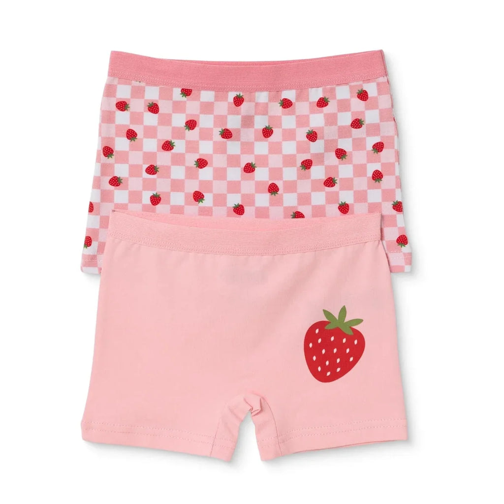 HelloBaby 2 Pack Strawberry Print Baby Boxer Shorts (12 Months to 4-5 Years) - Pink