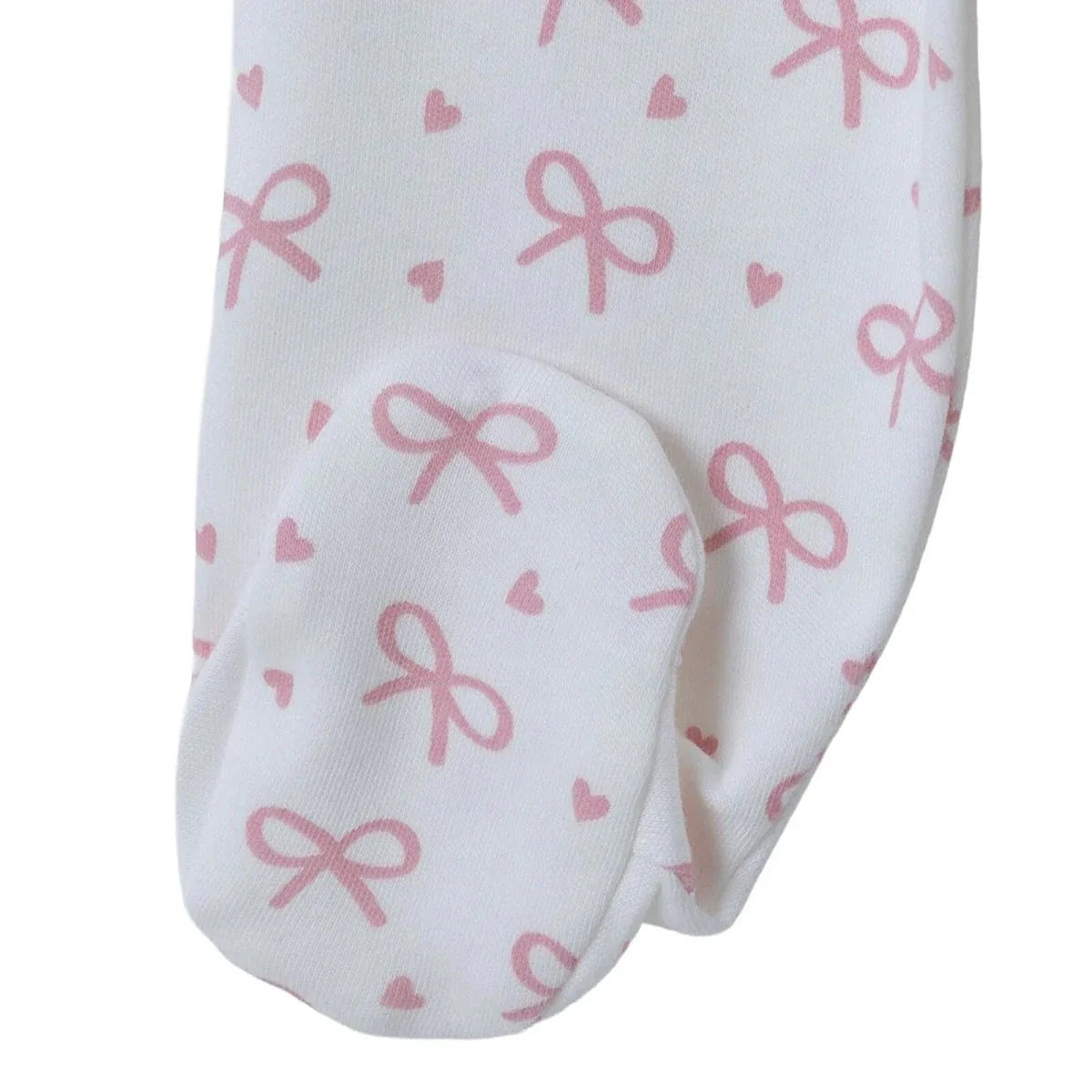 HelloBaby Bear Print Baby Bodysuit, Hat & Bottoms Set (Newborn to 6-9 Months) - Pink