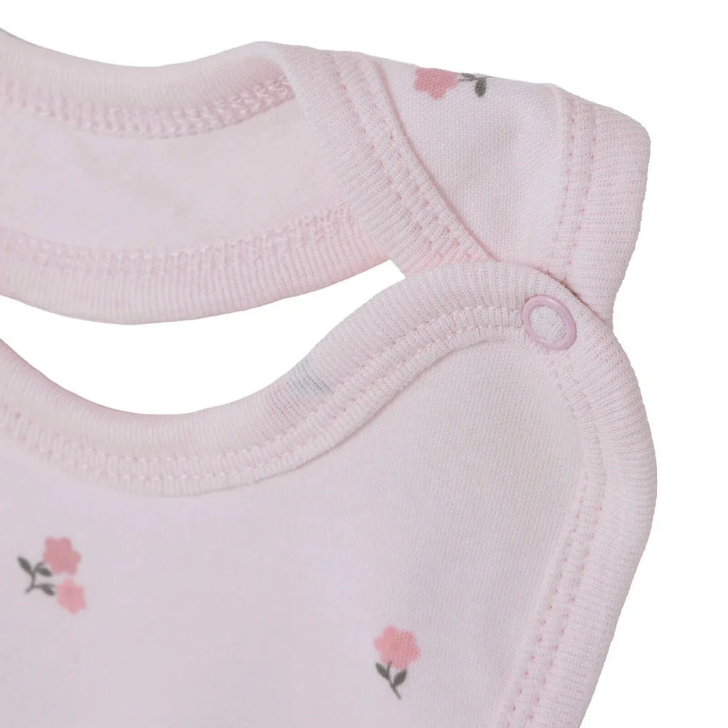 HelloBaby 5 Piece Floral Print Boxed Baby Hospital Bag Set (Newborn) - Pink